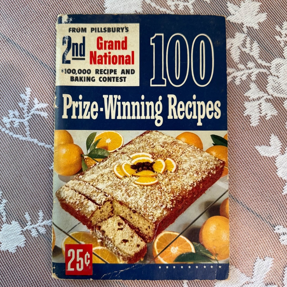 Pillsbury 2nd Grand National 100 Prize-Winning Recipes 1951 1st Ed Cookbook Good